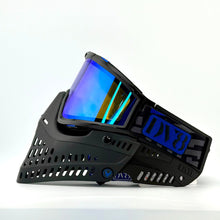 Load image into Gallery viewer, Black and Blue DV8 Proflex - full goggle build
