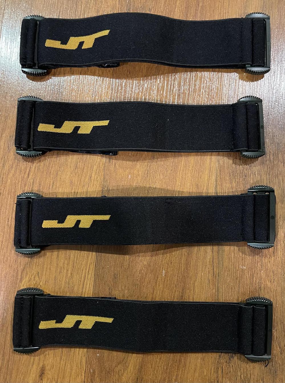 JT Standard Issue Woven Strap Black with Gold JT logo
