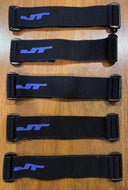 Standard Issue Woven Strap Black with Blueish Purple JT logo
