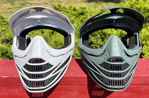 White with Black Vents and Gray with Black Vents - 2 JT Flex 8s - Two Goggle Package