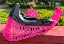 Load image into Gallery viewer, Nuclear Translucent Pink JT Proflex Facemask Bottom and Ears

