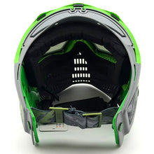 Load image into Gallery viewer, DV8 Custom Battleship Gray and Lime Green Flex 8 - Full Goggle Build
