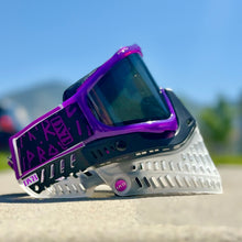 Load image into Gallery viewer, Black and Purple DV8 Proflex - Full Goggle Build
