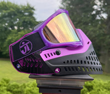 Load image into Gallery viewer, Black and Yellow AND Black and Purple WOVEN Classic JT Goggle Straps - 2 straps
