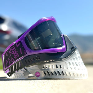Black and Purple DV8 Proflex - Full Goggle Build