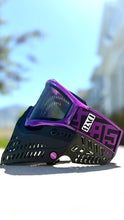 Load image into Gallery viewer, Black and Purple DV8 Proflex - Full Goggle Build
