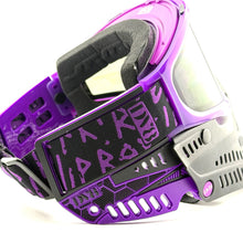 Load image into Gallery viewer, DV8 Black and Purple Proflex w/ Notch V2s - Full Goggle Build
