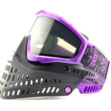 Load image into Gallery viewer, DV8 Black and Purple Proflex w/ Notch V2s - Full Goggle Build
