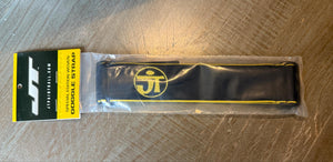 Black and Yellow AND Black and Purple WOVEN Classic JT Goggle Straps - 2 straps