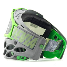 Load image into Gallery viewer, DV8 Custom Battleship Gray and Lime Green Flex 8 - Full Goggle Build

