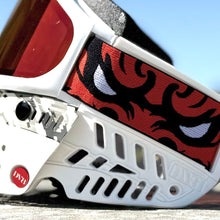 Load image into Gallery viewer, DV8 White / Red Dragon Eyes Custom Proflex - Full Goggle Build on
