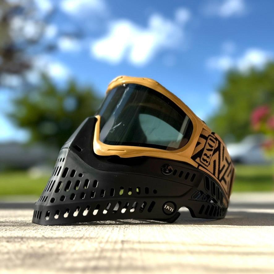 DV8 Black and Tan Proflex - Full Goggle Build