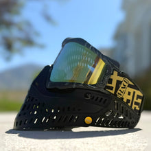 Load image into Gallery viewer, Black and Gold DV8 Proflex - Full Goggle Build
