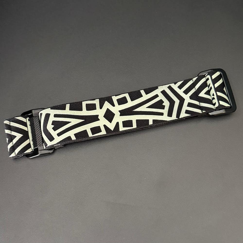 DV8 Woven Proflex Goggle Strap - Silicone Strap - new glow variation added!