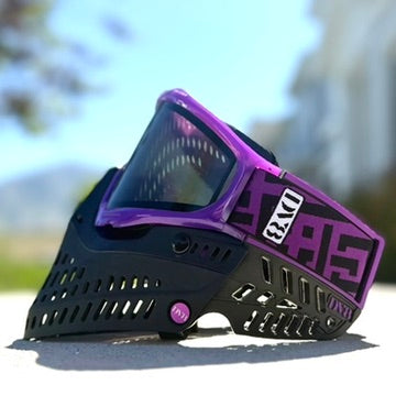 Black and Purple DV8 Proflex - Full Goggle Build