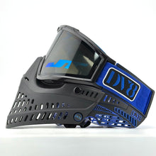 Load image into Gallery viewer, DV8 Black and Blue Proflex w/ Notch V3s and THINS - Full Goggle Build
