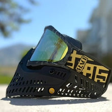 Load image into Gallery viewer, Black and Gold DV8 Proflex - Full Goggle Build
