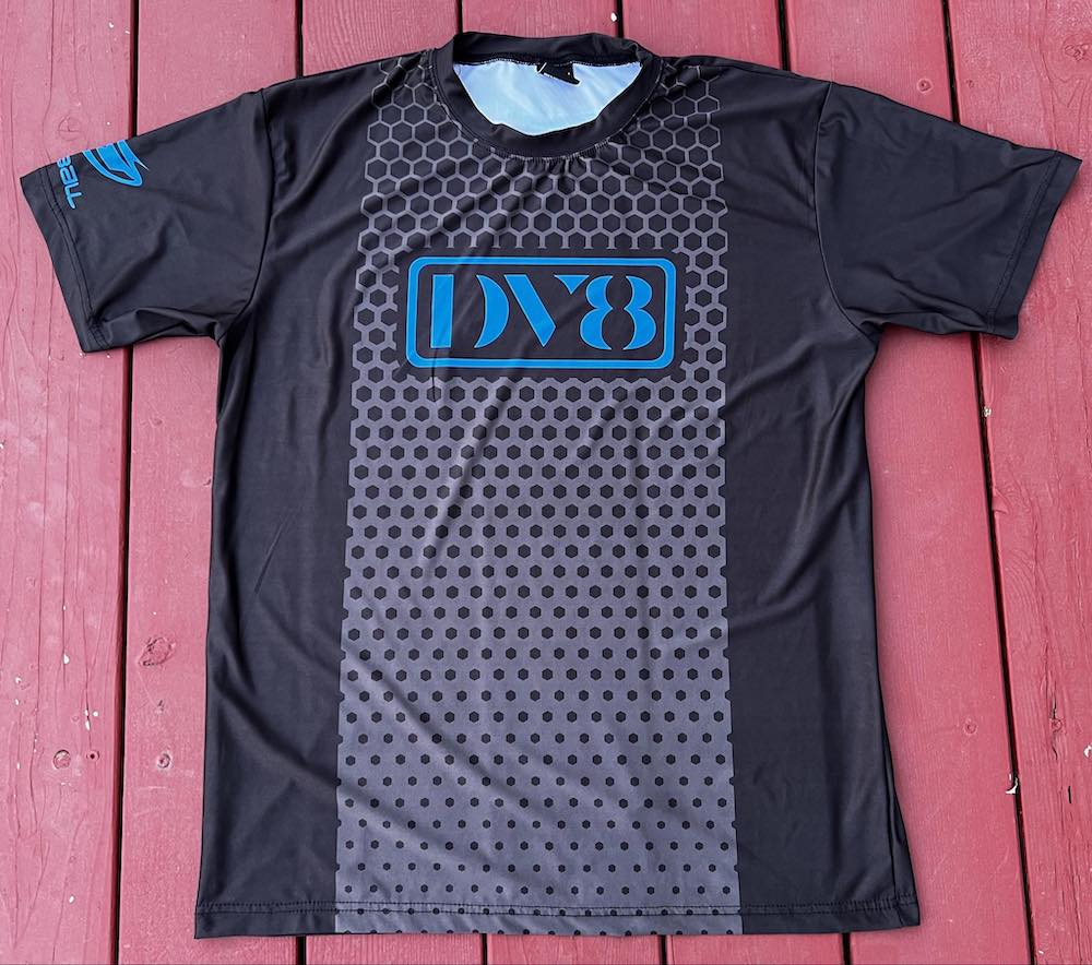 DV8 Stretchy Soft Shirt - Black and Blue