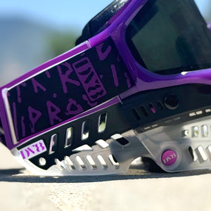 Black and Purple DV8 Proflex - Full Goggle Build