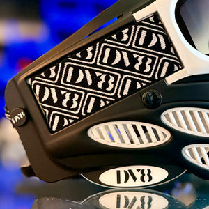 DV8 Reverse White or Black/White Flex 8 - Full Goggle Builds