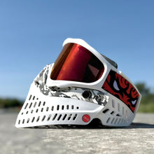 Load image into Gallery viewer, DV8 White / Red Dragon Eyes Custom Proflex - Full Goggle Build on
