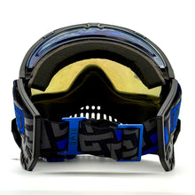 Load image into Gallery viewer, Black and Blue DV8 Proflex - full goggle build

