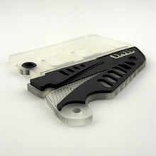 Load image into Gallery viewer, Clear and Black JT Proflex with Notch V2 Ears and FeatherLight Strap - Full Goggle Build
