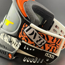 Load image into Gallery viewer, DV8 Black and Orange Proflex - Full Goggle Build
