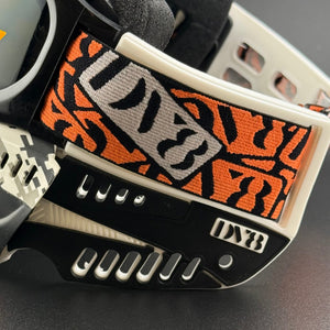 DV8 Black and Orange Proflex - Full Goggle Build
