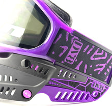 Load image into Gallery viewer, DV8 Black and Purple Proflex w/ Notch V2s - Full Goggle Build

