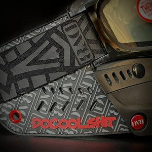 DV8 Custom DOCOOLSHIT Proflex Build - complete goggle