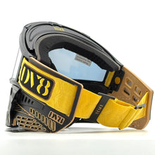 Load image into Gallery viewer, DV8 Black and Tan Proflex w/ Notch V3s and THINS - Full Goggle Build

