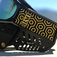 Load image into Gallery viewer, Black and Gold DV8 Proflex - Full Goggle Build
