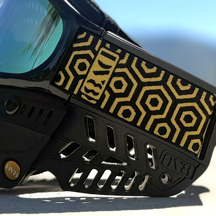 Black and Gold DV8 Proflex - Full Goggle Build