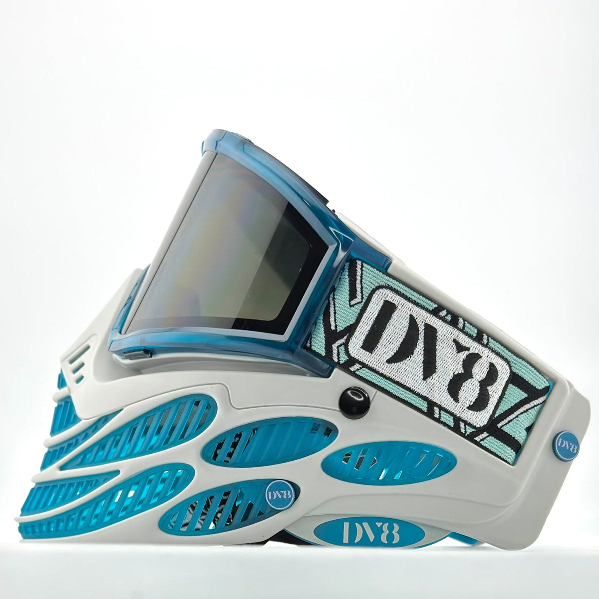 DV8 Custom Space Gray F8 - Full Goggle Build – Paintball Retro