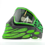 DV8 Custom Lime Green Flex 8 - full goggle build