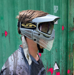 Limited Edition Molten Silver and Clear Vintage JT Proflex Goggles - sold out