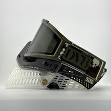 Load image into Gallery viewer, DV8 Custom Olive and Clear Proflex w/ V3s and THINs - Full Goggle Build
