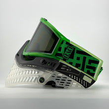 Load image into Gallery viewer, DV8 Custom Lime Green and Clear Proflex w/ V3s and THINs - Full Goggle Build
