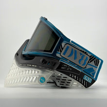 Load image into Gallery viewer, DV8 Custom Space Blue and Clear Proflex w/ V3s and THINs - Full Goggle Build
