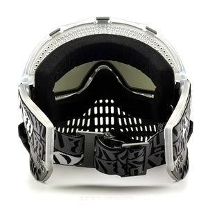 Clear and Black JT Proflex with Notch V2 Ears and FeatherLight Strap - Full Goggle Build