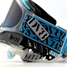 Load image into Gallery viewer, DV8 Light Blue and Clear Proflex - Full Goggle Build
