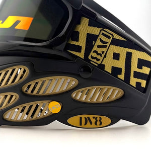 DV8 Custom Black and Tan - Full Goggle Build