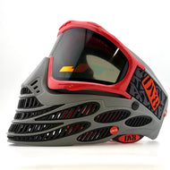 DV8 Custom Battleship Gray Flex 8: Red and Gray - Full Goggle Build
