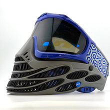 Load image into Gallery viewer, DV8 Custom Battleship Gray Flex 8: Sapphire and Gray - Full Goggle Build

