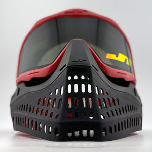 DV8 Red Sticker Bomb Proflex - Full Goggle Build