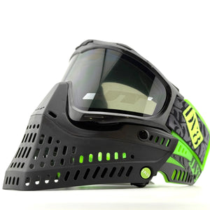 DV8 Lime Green Sticker Bomb Proflex - Full Goggle Build