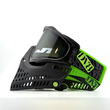 Load image into Gallery viewer, DV8 Lime Green Sticker Bomb Proflex - Full Goggle Build
