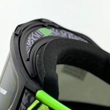 Load image into Gallery viewer, DV8 Lime Green Sticker Bomb Proflex - Full Goggle Build
