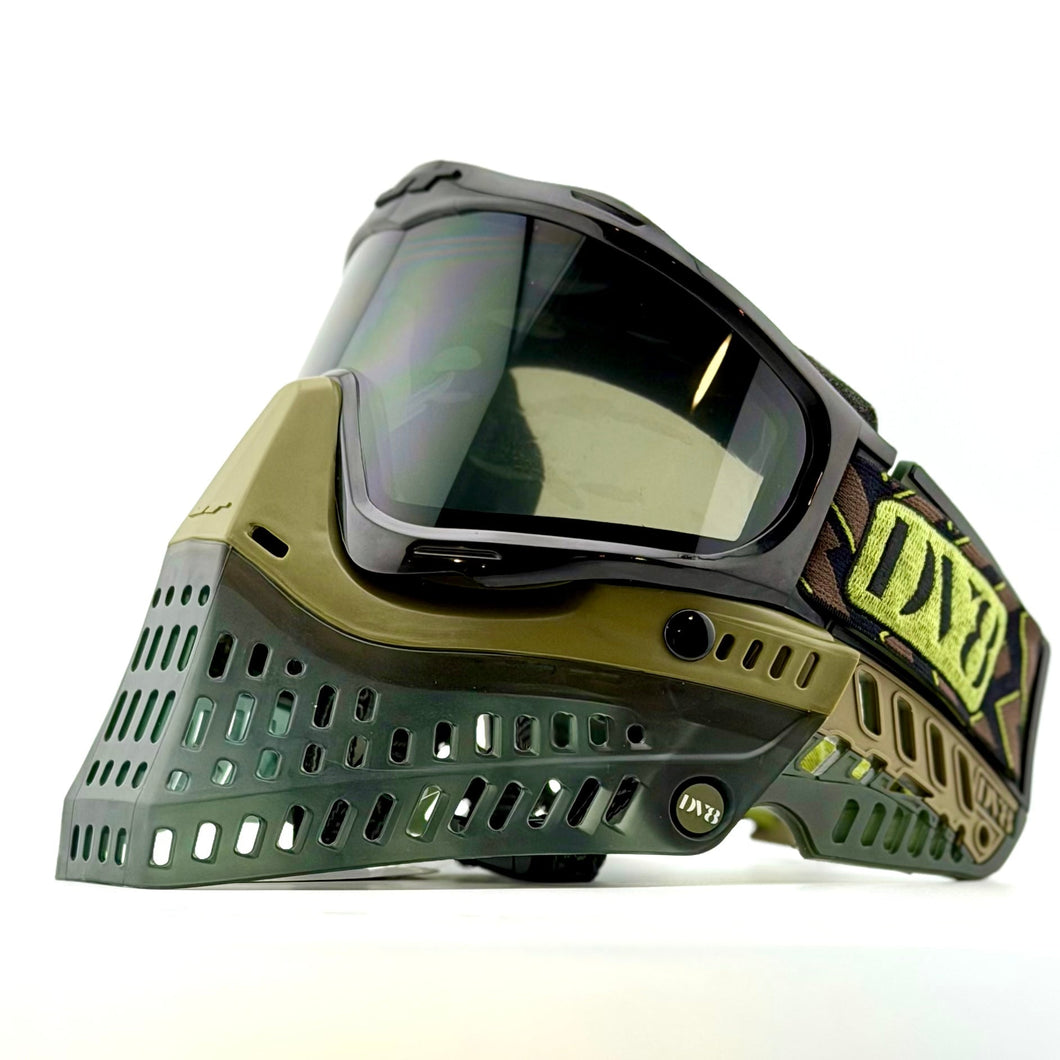 DV8 Olive - Black ICE Proflex - Full Goggle Build